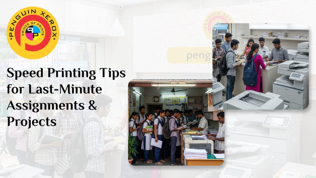 Speed Printing Tips for Last-Minute Assignments & Projects